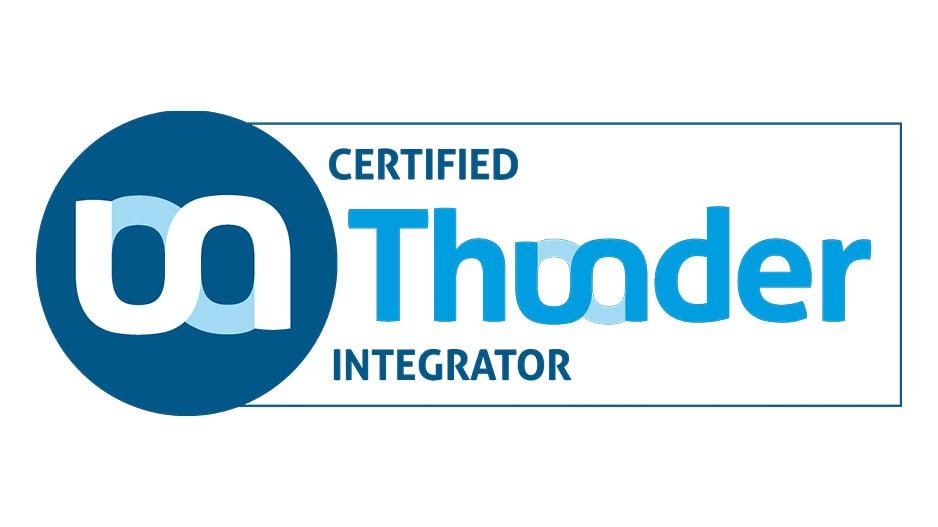 Certified Thunder Integrator Badge Certified Thunder Integrator Badge